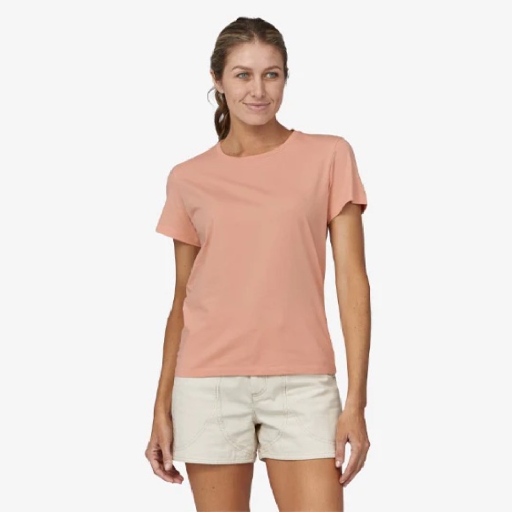 Patagonia Women's Short Sleeve Tee in Dusty Peach